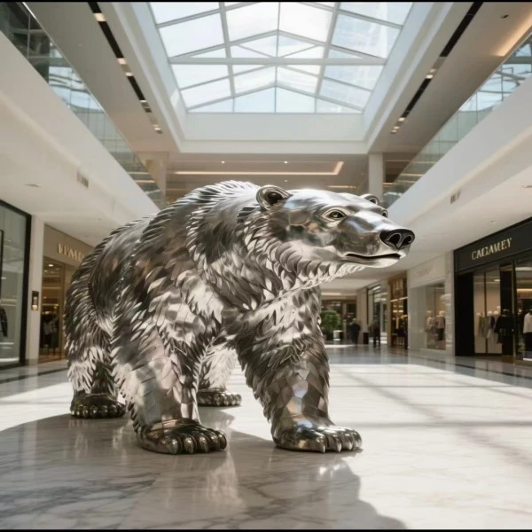 Polar Bear Animal Sculpture