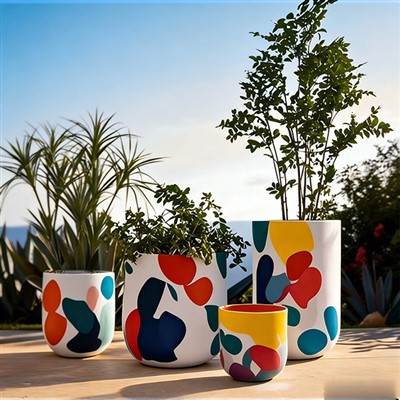 Plannwr gwydr ffibr wedi'i baentio