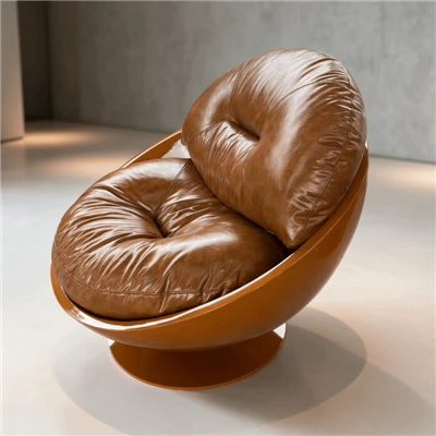 Cadeirydd Swivel Gwydr Fiber