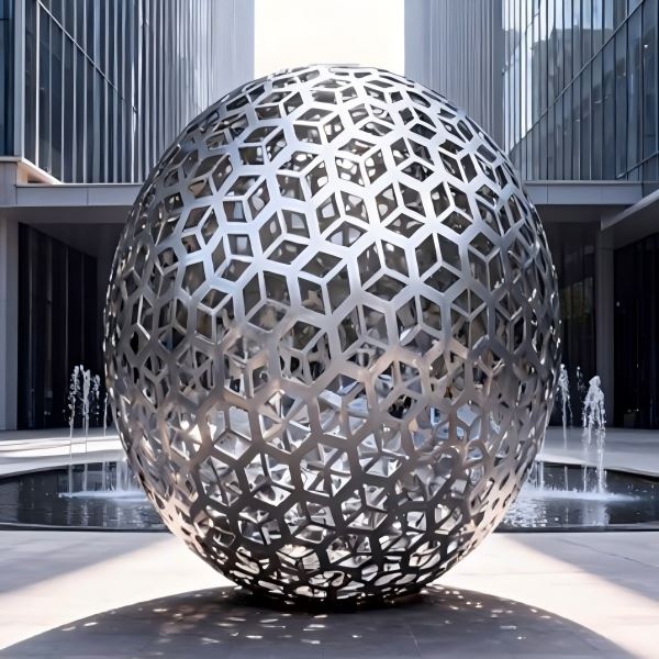 Stainless Steel Ball Sculpture