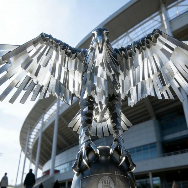 Stainless Steel Bird Statue